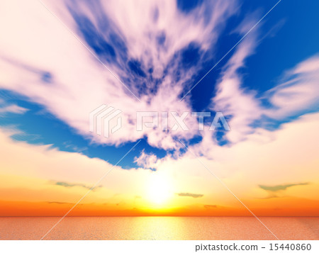 Wind and clouds with the sea Wind and clouds with the sea 15440860