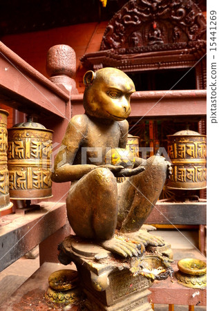 Monkey image of Nepal Pattern Golden Temple 15441269