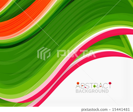 Abstract realistic solid wave background 15441481