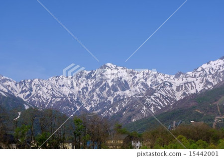 Spring Northern Alps Goryu dake (Goryong dake) Spring Northern Alps Goryu dake (Goryong dake) 15442001