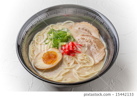 Tonkotsu拉麵tonkotsu豬肉拉麵日本食物 15442133