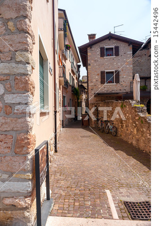 narrow street of the old city in Italy narrow street of the old city in Italy 15442496