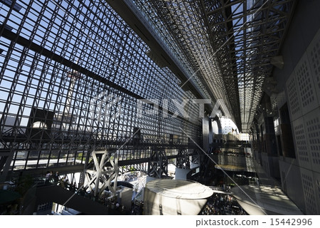 The large roof of Kyoto station The large roof of Kyoto station 15442996