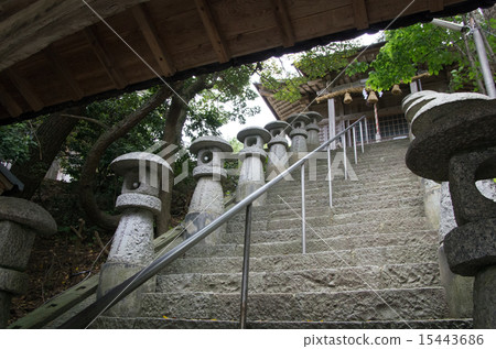 Stone lantern (Wild sand shrine) Horizontal 2 15443686