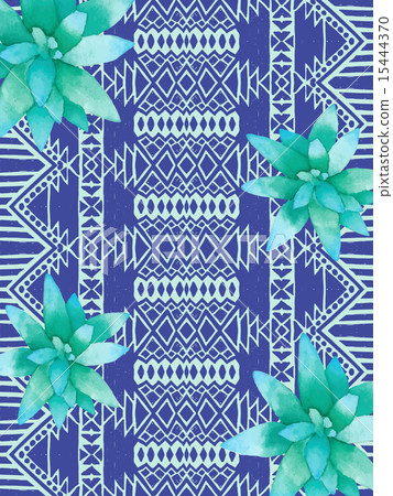 Aztec tribal mexican pattern Aztec tribal mexican pattern 15444370