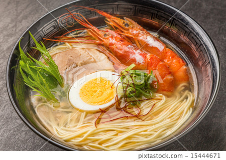 蝦鹽拉麵日本食物 15444671