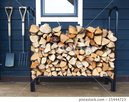 Stacked firewood 15444723