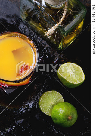 Tequila sunrise cocktail 15445461