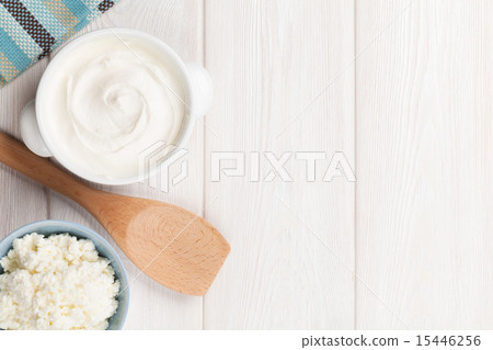 Sour cream and curd 15446256