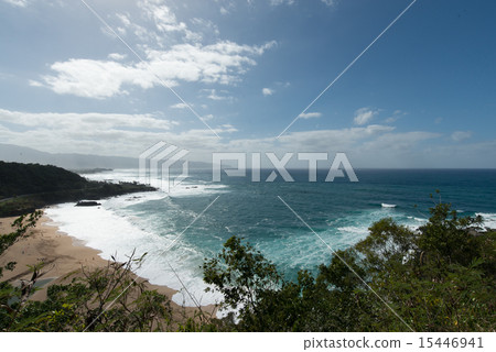 Waimea Bay in winter Waimea Bay in winter 15446941