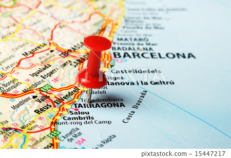 Tarragona de la Plana map pin Tarragona de la Plana map pin 15447217