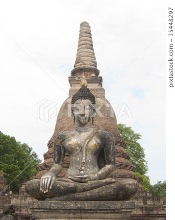 Wat Mahathat Sukhothai廢墟 15448297