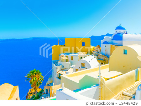 in Santorini island in Greece 15448429