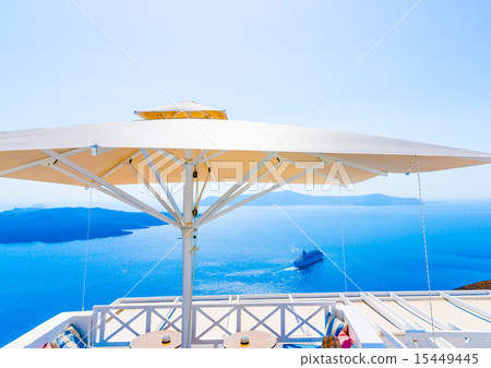 in Santorini island in Greece 15449445