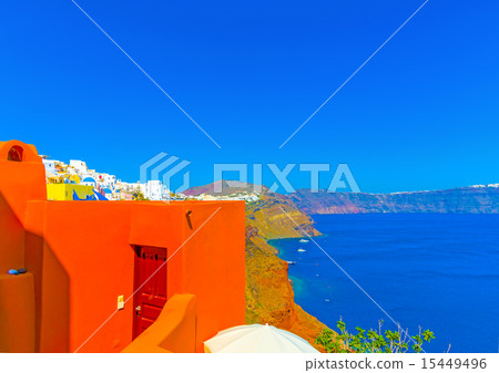 in Santorini island in Greece 15449496