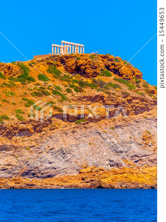 ancient temple of Poseidon in Greece 15449653