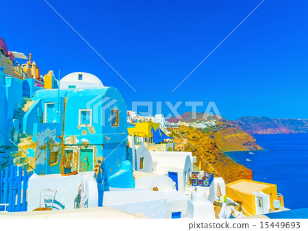 in Santorini island in Greece 15449693