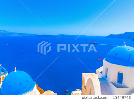 in Santorini island in Greece 15449748