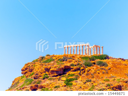 ancient temple of Poseidon in Greece ancient temple of Poseidon in Greece 15449871