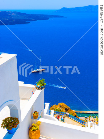 in Santorini island in Greece 15449991