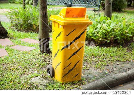 Yellow bins. 15450864
