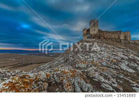 antique fortress ruins. Enisala 15451693