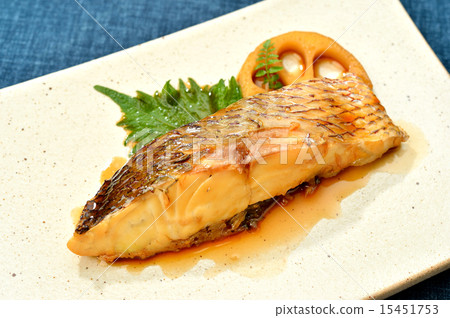 Boiled fish of sea bream (Thailand). Boiled fish of sea bream (Thailand). 15451753