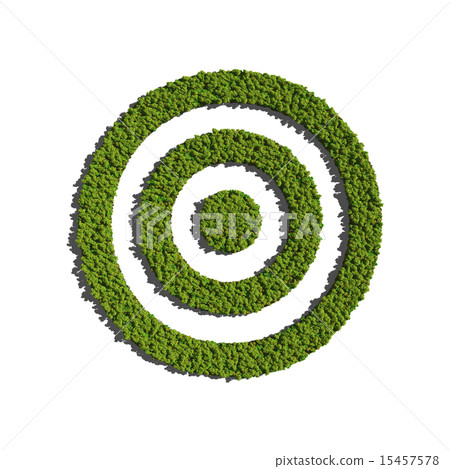 target create by tree with white background 15457578