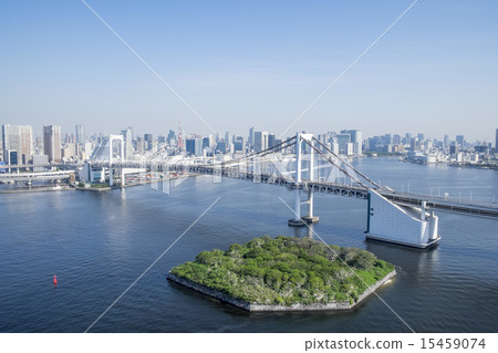 Rainbow Bridge aerial photograph Rainbow Bridge aerial photograph 15459074