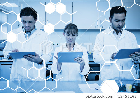 Composite image of science graphic 15459165