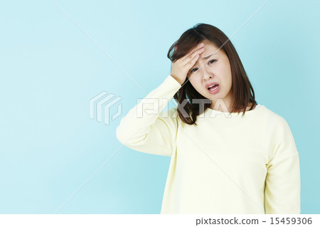 A woman with a spicy face A woman with a spicy face 15459306