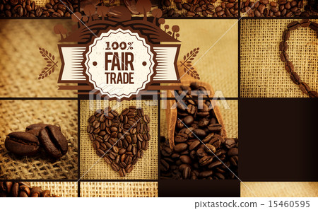 Composite image of fair trade graphic 15460595