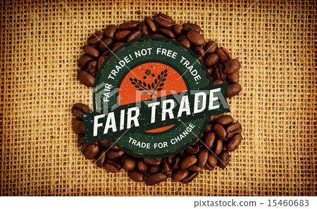 Composite image of fair trade graphic 15460683
