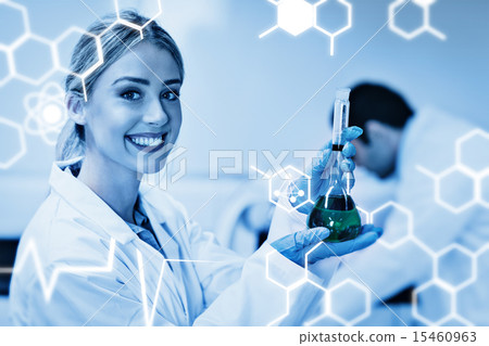 Composite image of science graphic 15460963