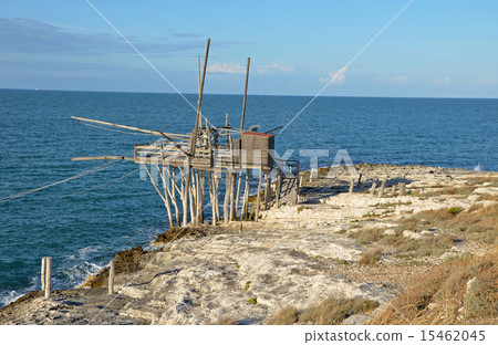 The trabucco, coast of Gargano, Italy 15462045