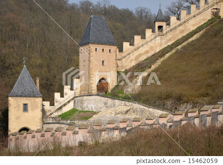 Entrance to the castle Karlstejn 15462059