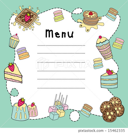 Bakery doodle menu board Bakery doodle menu board 15462335
