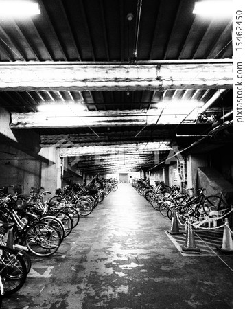 Underground bicycle parking lot Underground bicycle parking lot 15462450