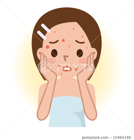 Beauty acne female 15464198