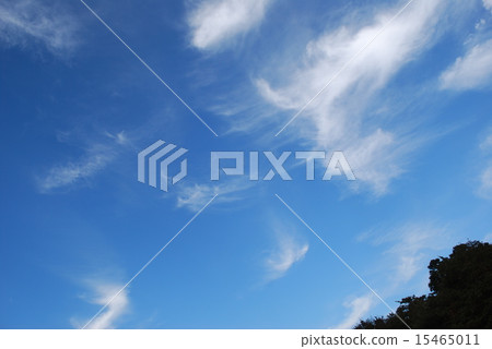 Pleasant blue sky 15465011