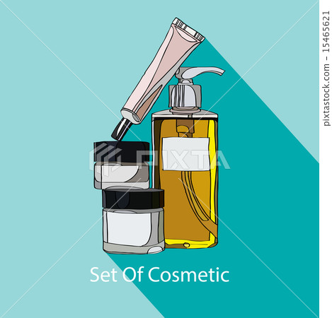 set of cosmetics for skin care set of cosmetics for skin care 15465621