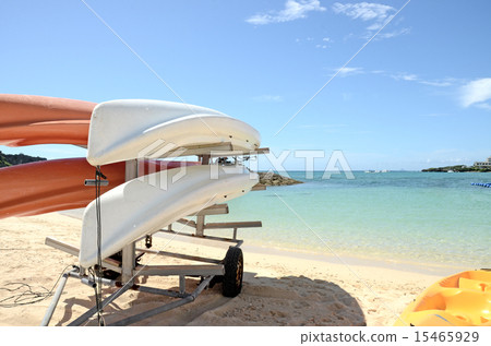 The rental sea kayak of Onna village 15465929