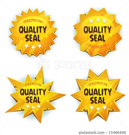 Cartoon Gold Premium Quality Seals 15466498