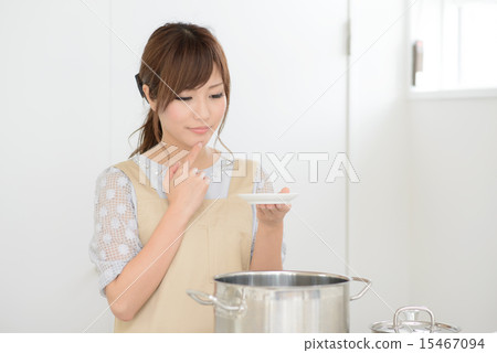 Cooking · Young lady Cooking · Young lady 15467094
