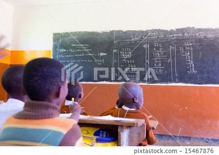 School with school children at their desks. School with school children at their desks. 15467876