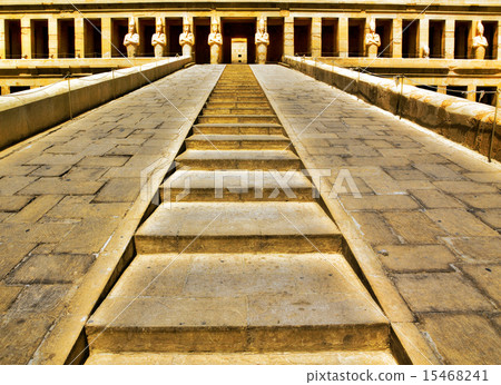 The temple of Hatshepsut near Luxor in Egypt The temple of Hatshepsut near Luxor in Egypt 15468241