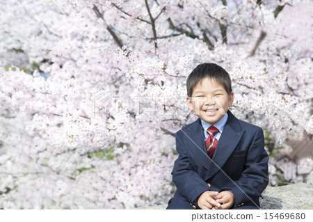 Sakura and new term semester children 15469680