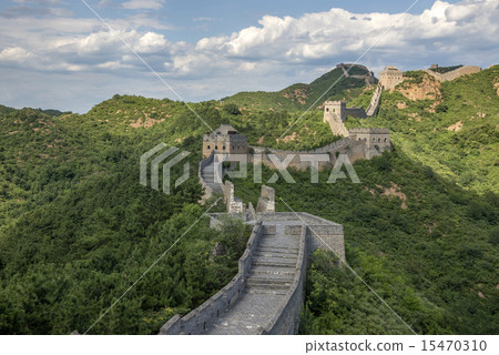 Beijing Great Wall in China, the majestic Great Wall, a symbol of China. Beijing Great Wall in China, the majestic Great Wall, a symbol of China. 15470310