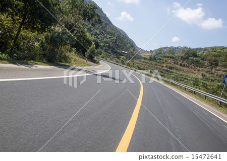 Winding road background Winding road background 15472641