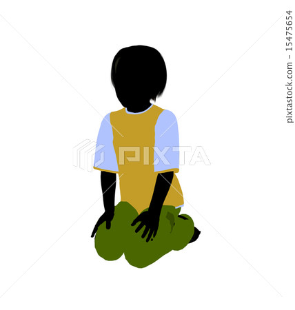 Caucasian Boy Illustration Silhouette Caucasian Boy Illustration Silhouette 15475654